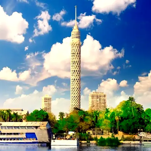 Cairo Tower on Gezira Island